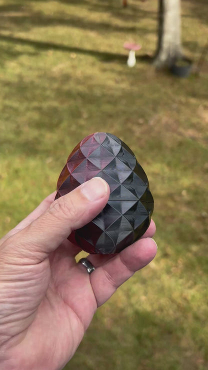 Crystal Eggs - 3D Printed With Many Dazzling Colors In Multiple Sizes