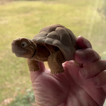 Smiling Tortoise - 3d Printed Posable Toy