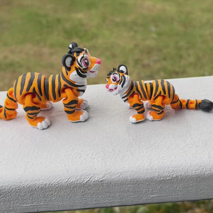 Flexi Tigers - 3d Printed Fidget Toy